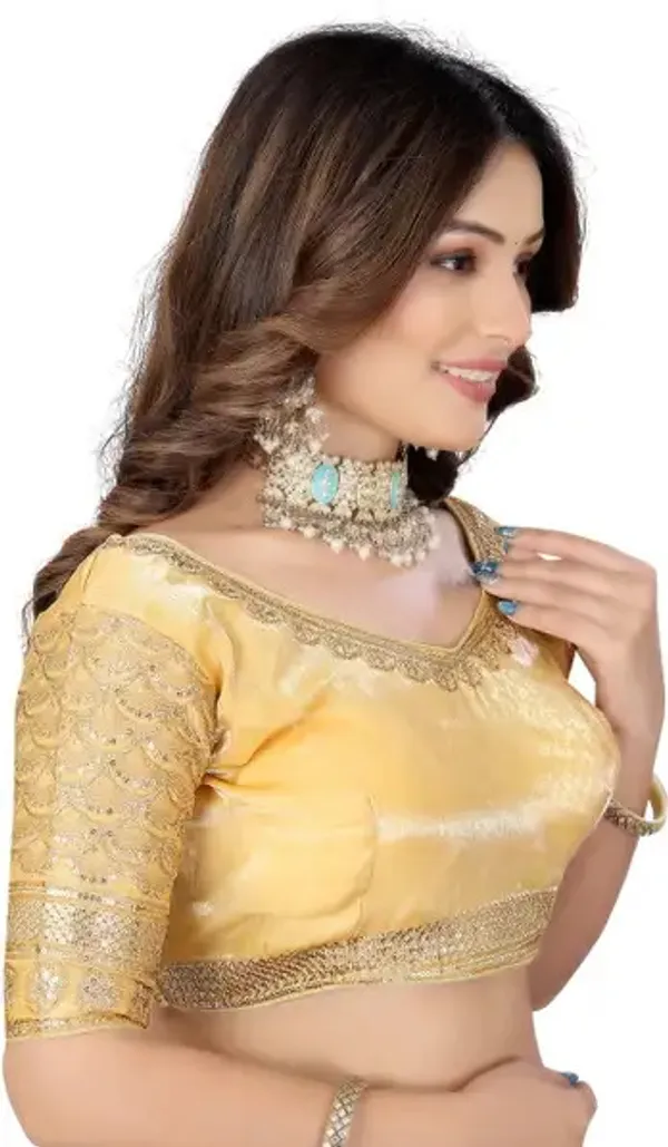 Gold_Silk_Embroidered_Blouse_For_Women