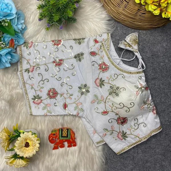 White_Silk_Embroidered_Blouse_For_Women