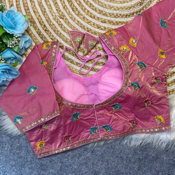 Baby_Pink_Fendy_Silk_Embroidered_Blouse_For_Women