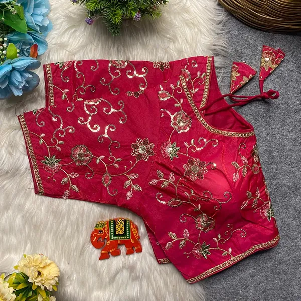 Rani_Pink_Silk_Embroidered_Blouse_For_Women