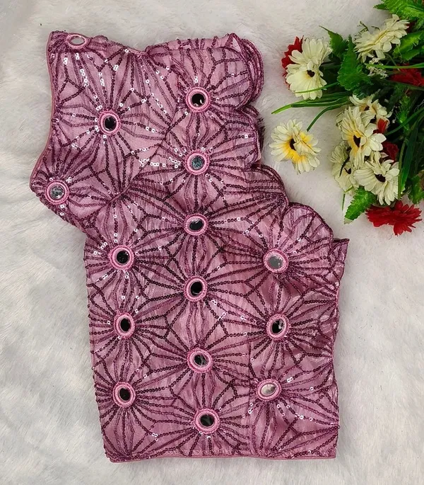 Pink_Fancy_Silk_Fashion_Neck_Blouse_For_Women