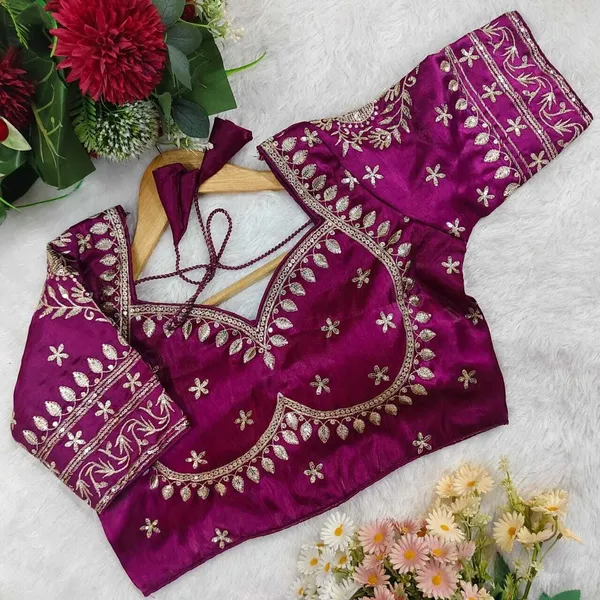 Purple_Silk_Sweetheart_Neck_Blouse_For_Women