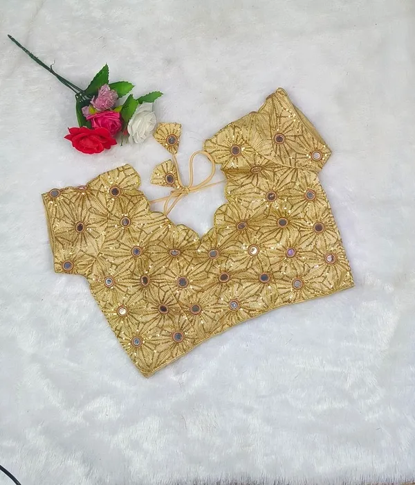 Gold_Fandy_Silk_Embroidered_Mirror_Work_Blouse_For_Women