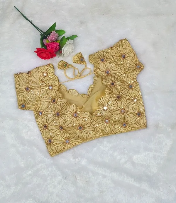 Gold_Fandy_Silk_Embroidered_Mirror_Work_Blouse_For_Women