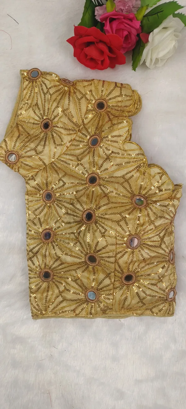 Gold_Fandy_Silk_Embroidered_Mirror_Work_Blouse_For_Women