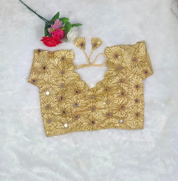 Gold_Fandy_Silk_Embroidered_Mirror_Work_Blouse_For_Women