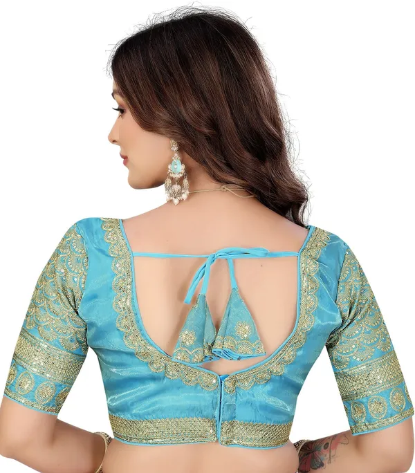 Light_Blue_Silk_Jari_Embroidered_Designer_Blouse_For_Women