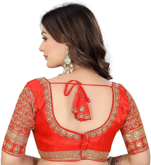 Red_Silk_Jari_Embroidered_Designer_Blouse_For_Women