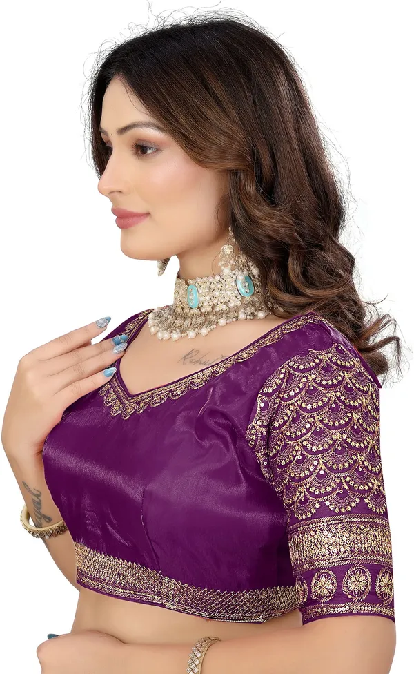 Purple_Silk_Fabric_Fashion_Neck_Zari_Embroidered_Blouse_For_Women