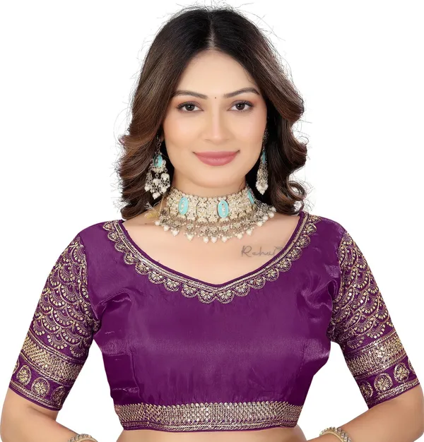 Purple_Silk_Fabric_Fashion_Neck_Zari_Embroidered_Blouse_For_Women