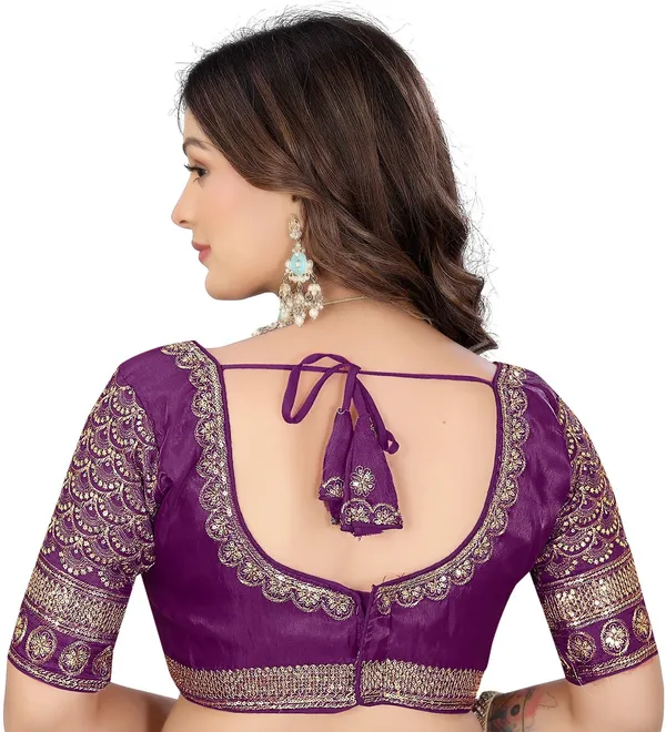 Purple_Silk_Fabric_Fashion_Neck_Zari_Embroidered_Blouse_For_Women