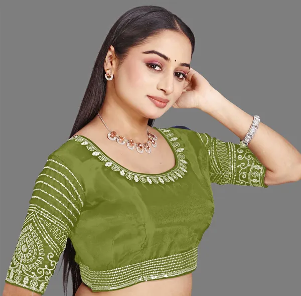 Light_Green_Silk_Jari_Sequin_Embroidered_Blouse_For_Women