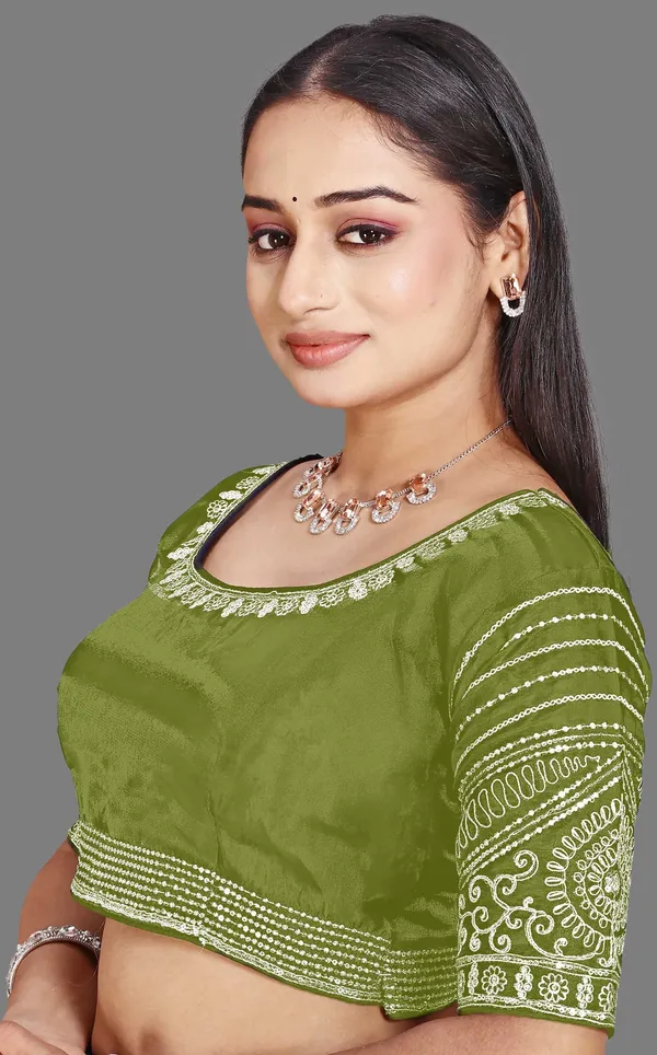 Light_Green_Silk_Jari_Sequin_Embroidered_Blouse_For_Women