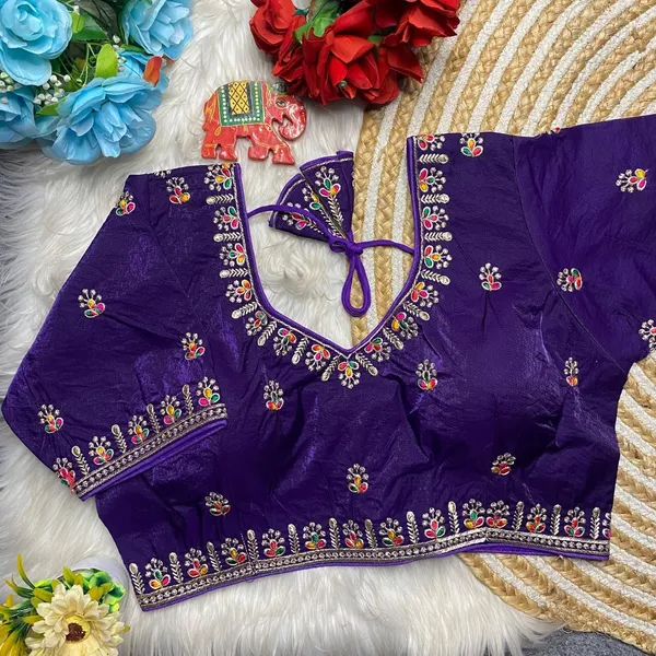 Purple_Silk_Floral_Motif_Embroidered_Blouse_For_Women
