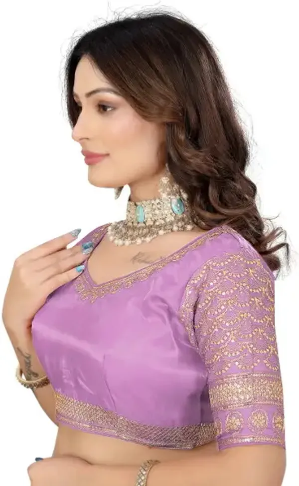 Purple_Silk_Embroidered_Blouse_For_Women