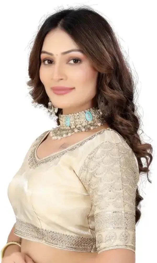 Off_White_Silk_Embroidered_Blouse_For_Women