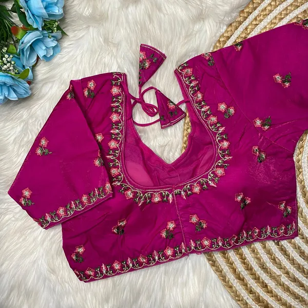 Rani_Fendy_Silk_Embroidered_Floral_Design_Blouse_For_Women