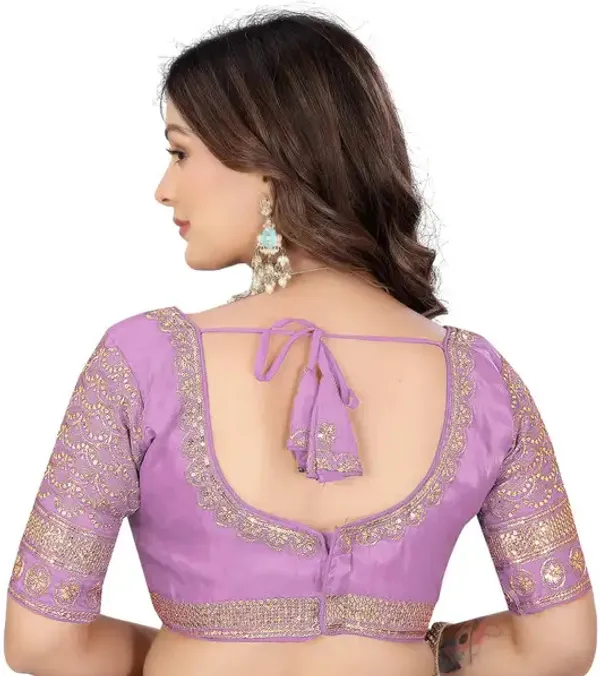 Purple_Silk_Embroidered_Blouse_For_Women