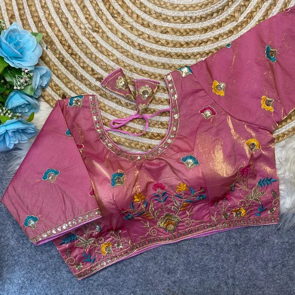 Baby_Pink_Fendy_Silk_Embroidered_Blouse_For_Women