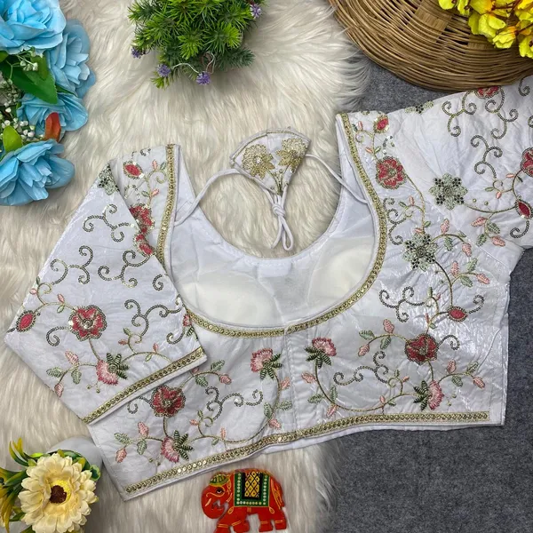 White_Silk_Embroidered_Blouse_For_Women