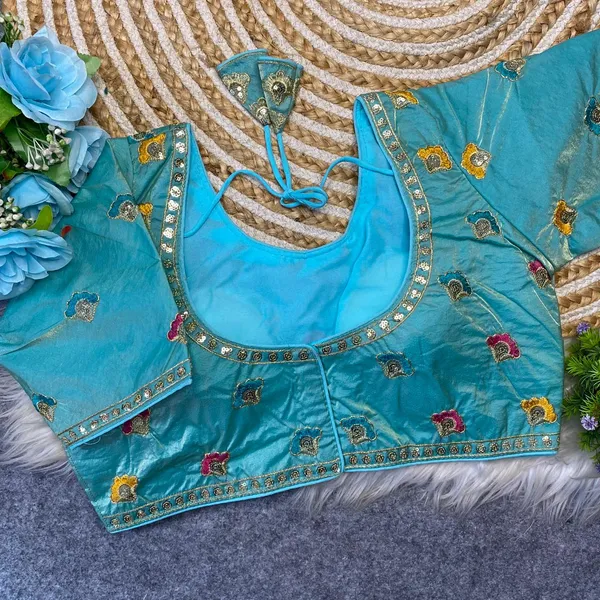 Sky_Blue_Silk_Embroidered_Blouse_For_Women