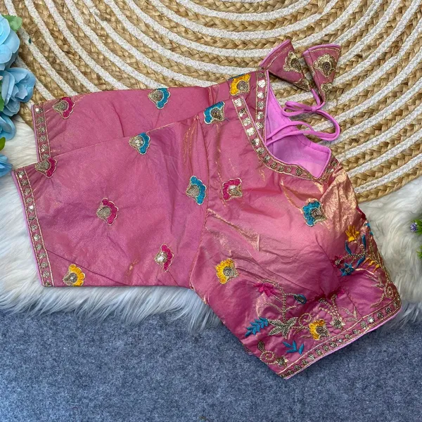 Baby_Pink_Fendy_Silk_Embroidered_Blouse_For_Women