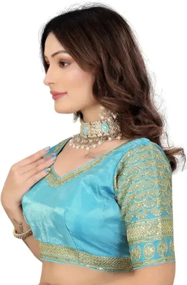 Sky_Blue_Silk_Embroidered_Blouse_For_Women