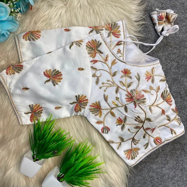 White_Silk_Embroidered_Floral_Blouse_For_Women