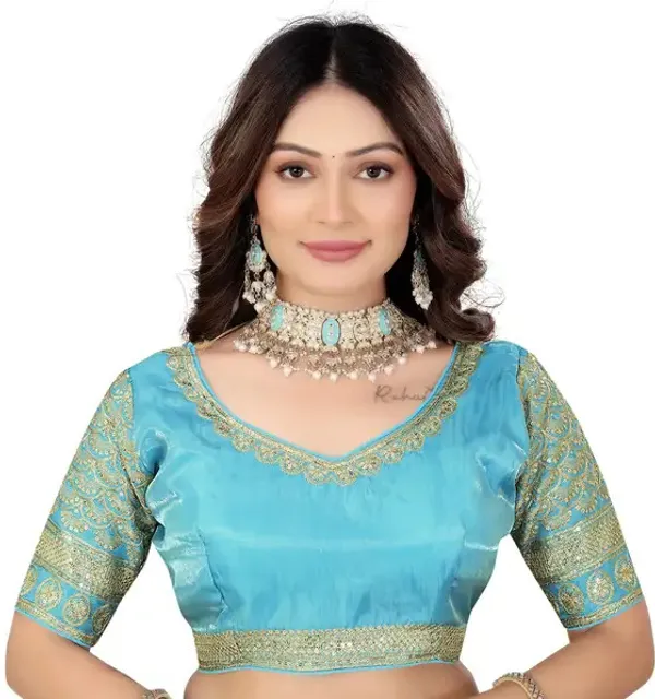 Sky_Blue_Silk_Embroidered_Blouse_For_Women