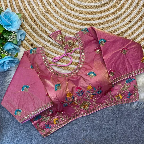 Baby_Pink_Fendy_Silk_Embroidered_Blouse_For_Women