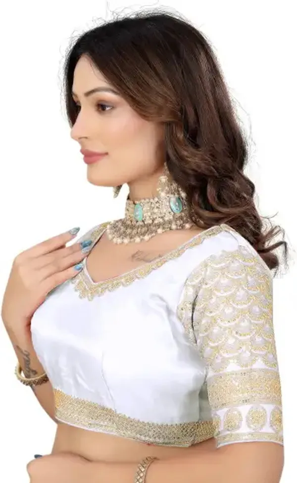 White_Silk_Embroidered_Blouse_For_Women