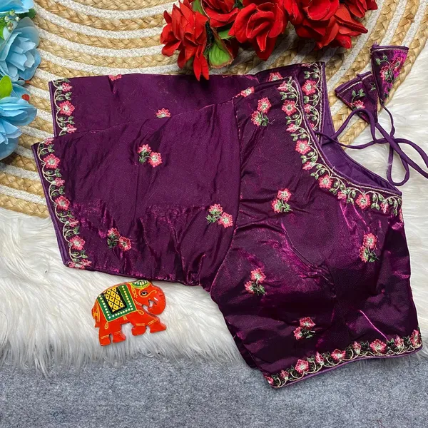 Purple_Silk_Embroidered_Floral_Blouse_For_Women