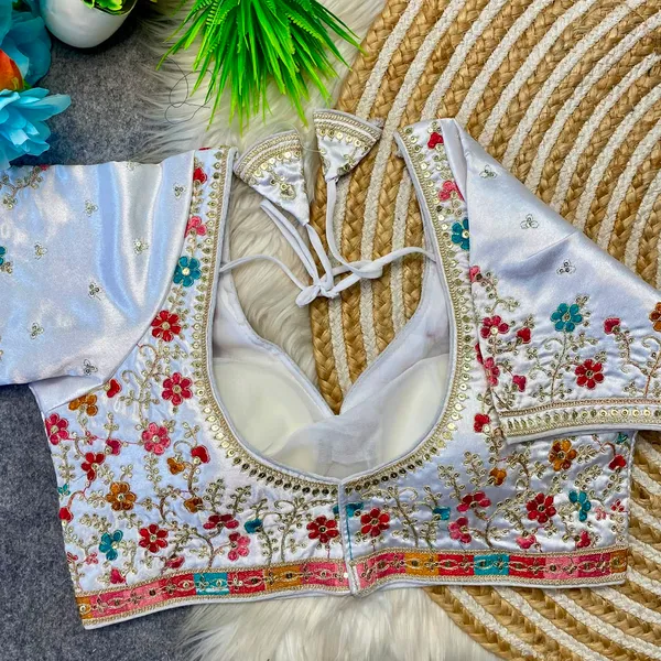 White_Silk_Embroidered_Floral_Blouse_For_Women
