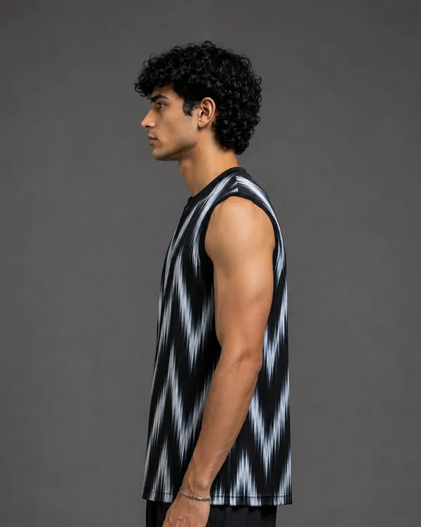 Zig_Zagger_Black_Tank_Top_For_Men