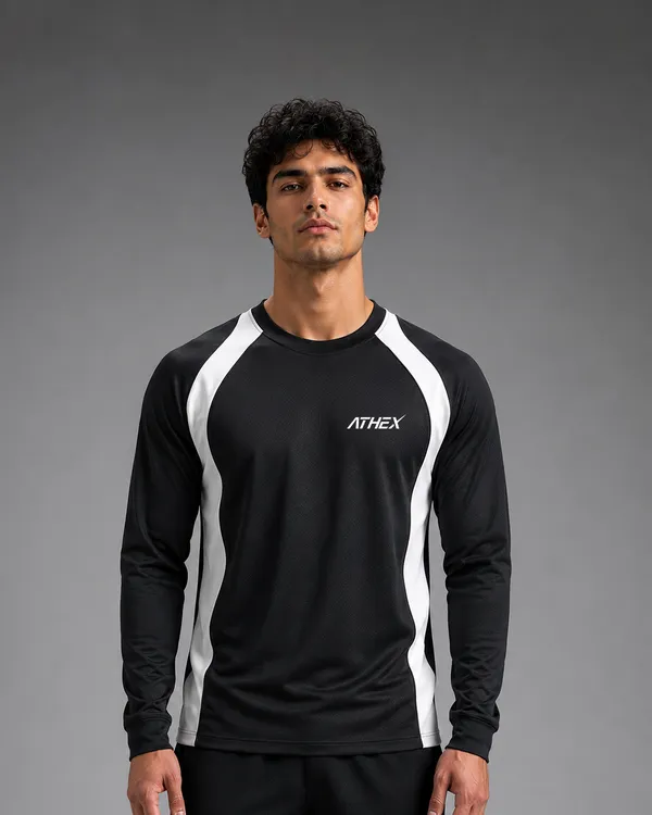 Black_Long_Sleeve_Sports_Tshirt_For_Men