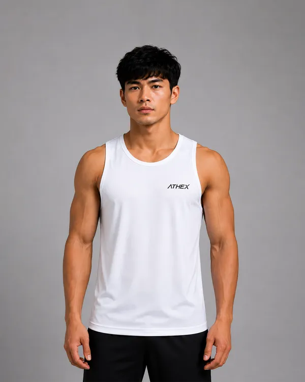 White_Sleeveless_Tank_Top_For_Men
