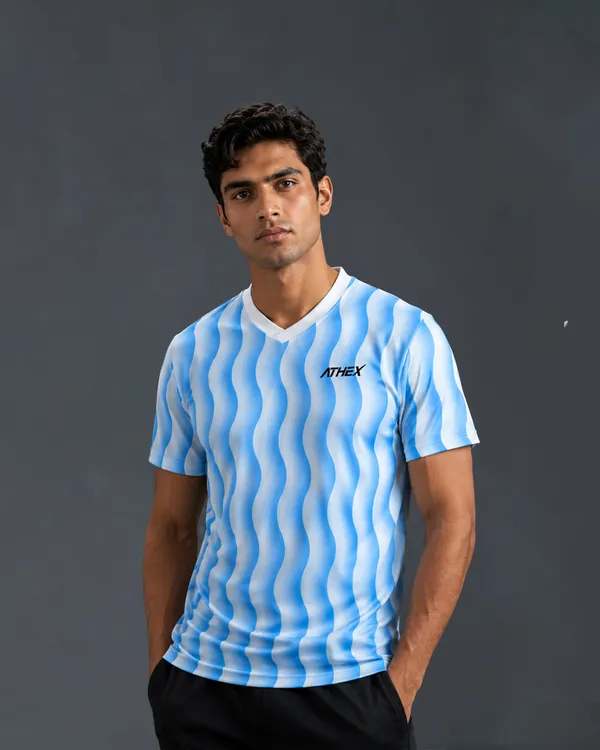 Blue_Printed_Regular_Fit_Tshirt_For_Men