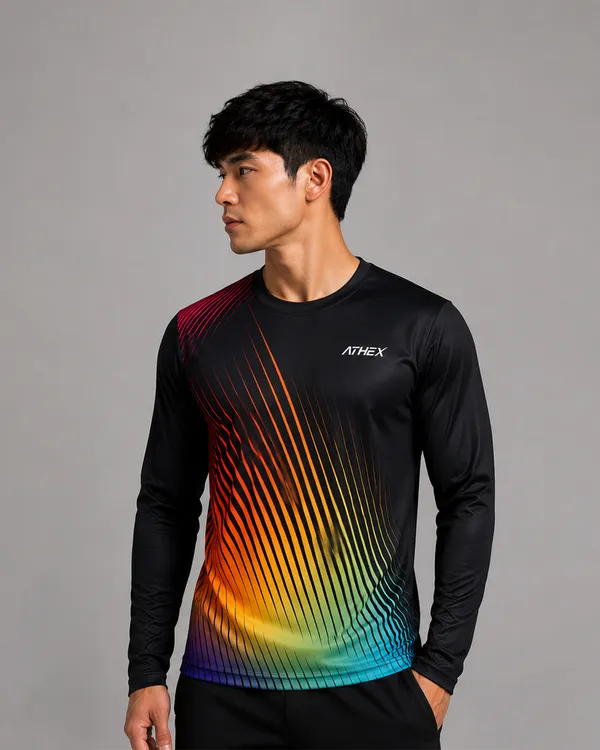 Black_Graphic_Long_Sleeve_Sports_Tshirt_For_Men