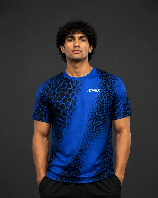 Blue_Printed_Regular_Fit_Sports_T_Shirt_For_Men