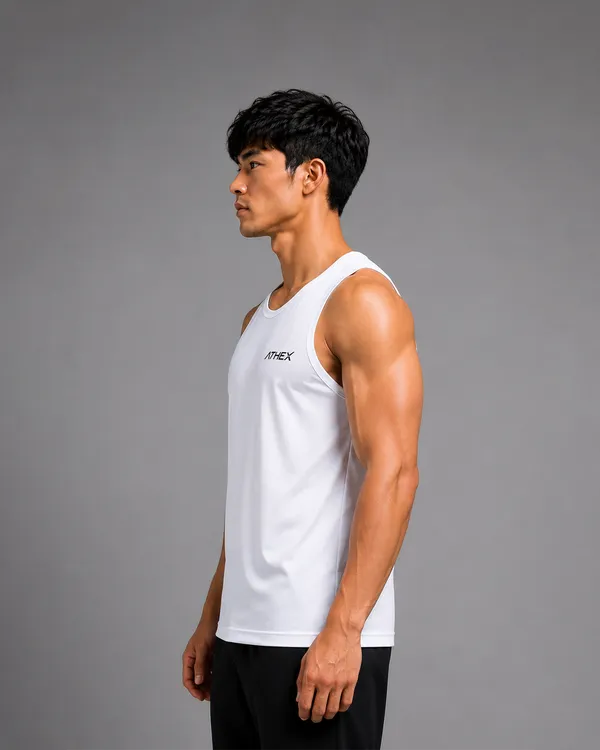 White_Sleeveless_Tank_Top_For_Men