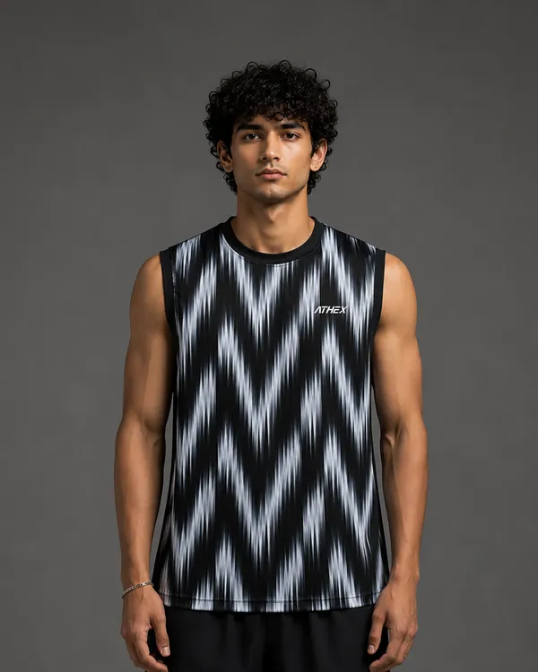 Zig_Zagger_Black_Tank_Top_For_Men