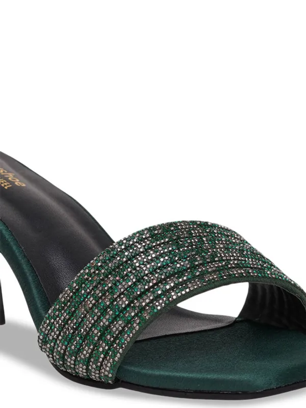 Green_Embellished_Square_Toe_Stiletto_Heel_Sandals_For_Women