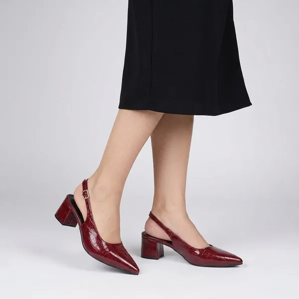 Maroon_Croc_Textured_Slingback_Block_Heel_Pumps_For_Women