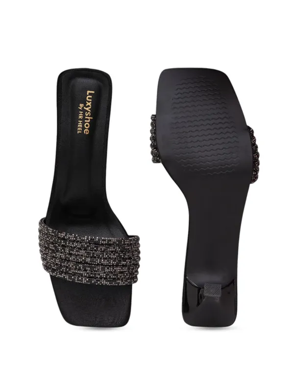 Black_Embellished_Slim_Heel_Sandals_For_Women