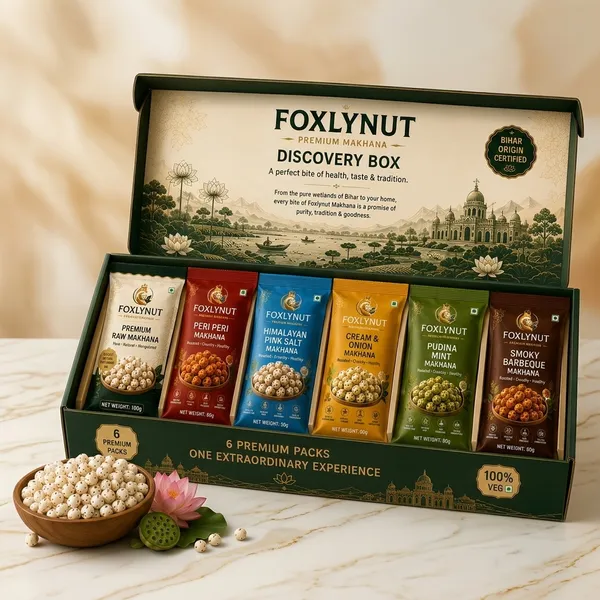 Foxlynut_Assorted_Roasted_Makhana_Discovery_Box_6_Flavours