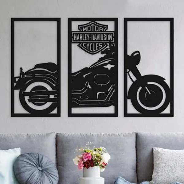 Black_Glossy_Acrylic_Wall_Art_For_Home_And_Garage_Wall_Decoration