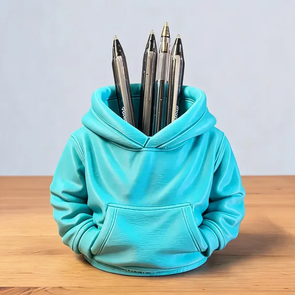 Teal_Pla_Plastic_Pen_Holder_For_Organizing_Pens,_Pencils_And_Stationery