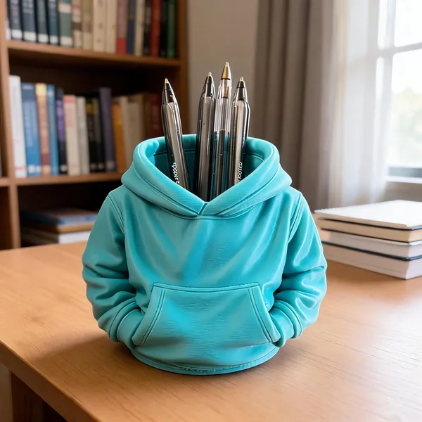 Teal_Pla_Plastic_Pen_Holder_For_Organizing_Pens,_Pencils_And_Stationery