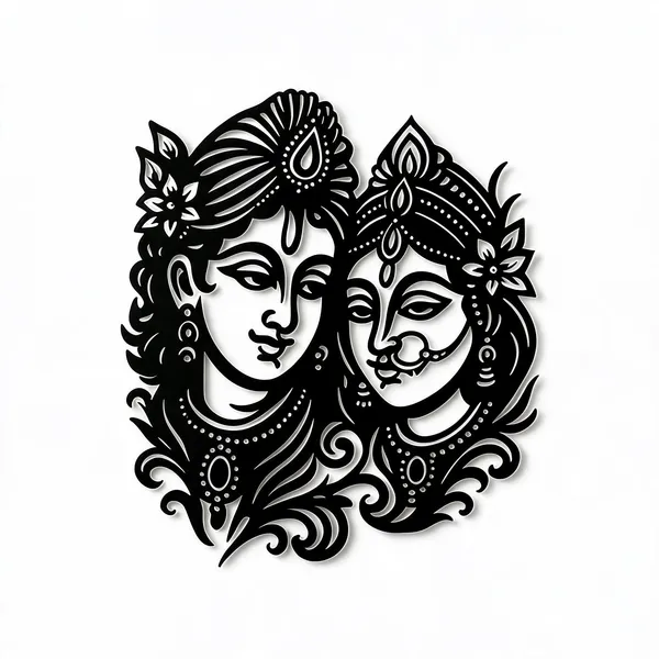 Black_Glossy_Acrylic_Wall_Art_For_Home_And_Temple_Wall_Decor