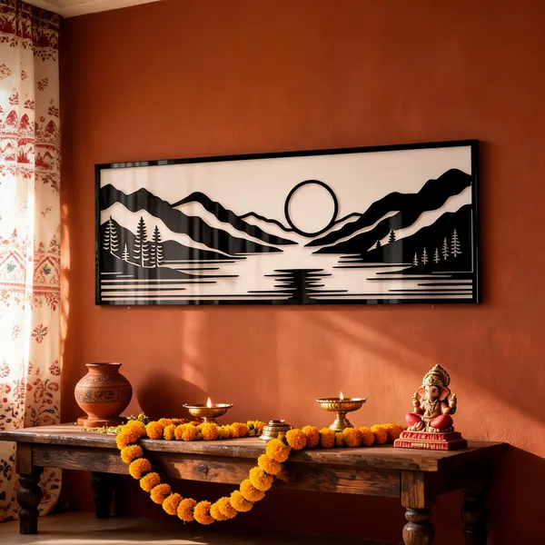 Black_Glossy_Acrylic_Wall_Art_For_Home_And_Office_Wall_Decoration